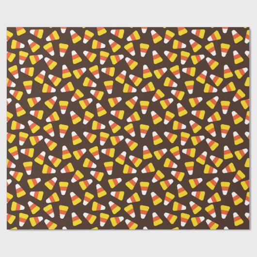 Halloween-Mais, buntes Muster Geschenkpapier (Flach)