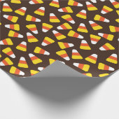 Halloween-Mais, buntes Muster Geschenkpapier (Ecke)