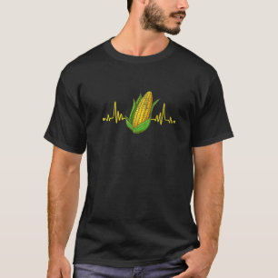 Halloween Mais Heartbeat Candy Corn Bauern F T-Shirt