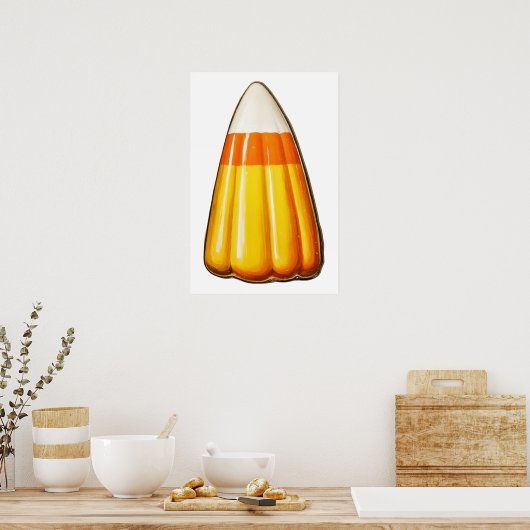 Halloween-Mais Poster (Küche)