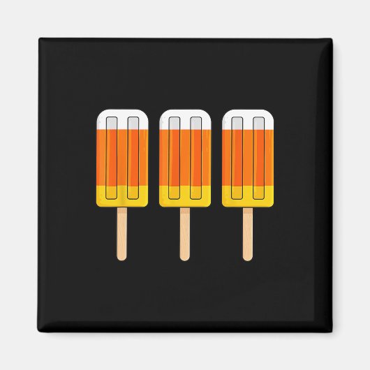 Halloween Mais Spaß Eis Creme Popsicles Magnet (Vorne)