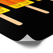 Halloween Mais Spaß Eis Creme Popsicles Poster (Ecke)