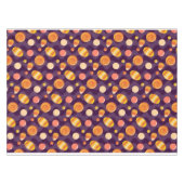 Halloween-Maiskanonen auf Lila Tischdecke (Vorderseite (Horizontal))