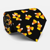 Halloween-Maismuster Krawatte (Gerollt)