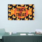 Halloween-Maistrick oder -Behandlung Banner (Messeveranstaltung)