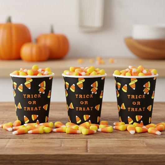 Halloween-Maistrick oder Treat Paper Cups Pappbecher