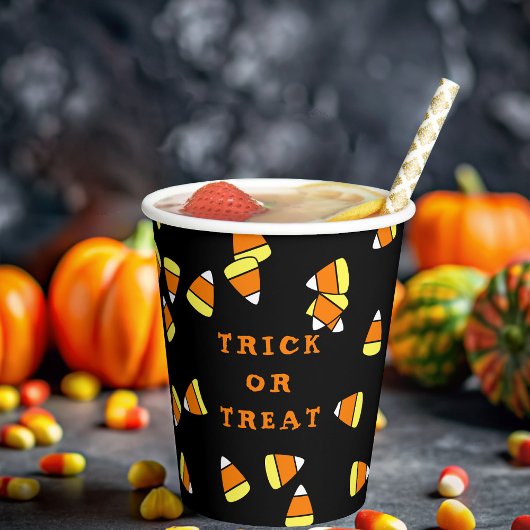 Halloween-Maistrick oder Treat Paper Cups Pappbecher
