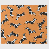 Halloween-Mama-Dackeln Geschenkpapier (Flach)