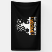 Halloween Mama Halloween Geburtstag Banner (Vertikal)
