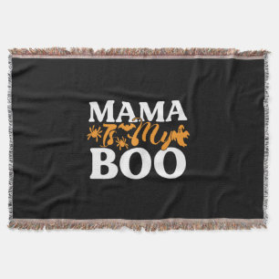 Halloween Mama Is My Boo Birthday Decke