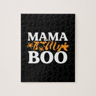 Halloween Mama Is My Boo Birthday Puzzle