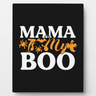 Halloween Mama ist mein Geburtstag Fotoplatte