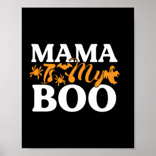 Halloween Mama ist mein Geburtstag Poster