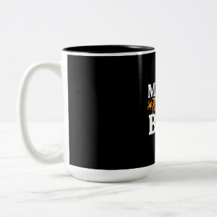 Halloween Mama ist mein Geburtstag Zweifarbige Tasse