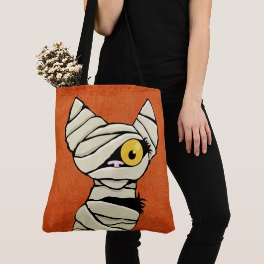 Halloween-Mama-Katze Tasche (Von Nahem)