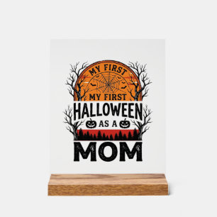 Halloween-Mama Mein erstes gruseliges Vintage_1 Acrylschild