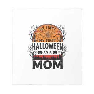Halloween-Mama Mein erstes gruseliges Vintage_1 Notizblock