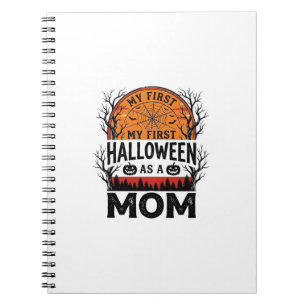 Halloween-Mama mein erstes gruseliges Vintage_1 Notizblock
