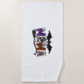 Halloween Mama Strandtuch (Vorderseite)