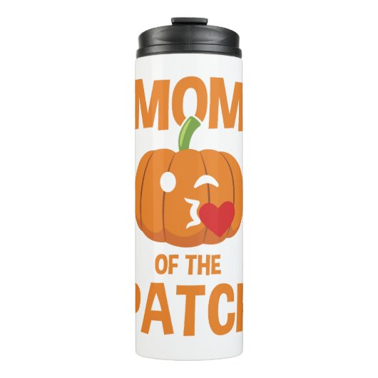 Halloween-Mama Thermosbecher (Vorderseite)