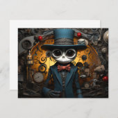 Halloween Man Mitteilungskarte (Vorne/Hinten)