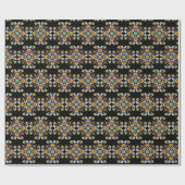 Halloween Mandala Geister, Pumpkins, Fledermäuse u Geschenkpapier (Flach)