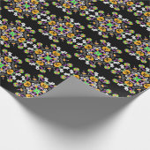 Halloween Mandala Geister, Pumpkins, Fledermäuse u Geschenkpapier (Ecke)