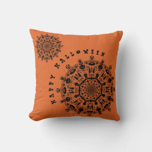 Halloween Mandala Kissen