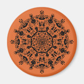 Halloween Mandala Magnet (Vorne)