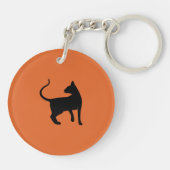 Halloween Mandala Schlüsselanhänger (Rückseite)