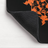 Halloween Mandala Spider Witch Ghost Mousepad (Ecke)