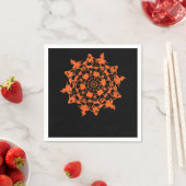 Halloween Mandala Spider Witch Ghost Serviette (Beispiel)
