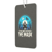 Halloween-Mann hinter der Maske Spukhaus Autolufterfrischer (Links)