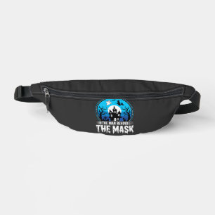 Halloween-Mann hinter der Maske Spukhaus Bauchtasche