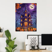 Halloween-Manor Poster (Heimbüro)