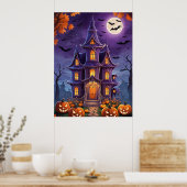 Halloween-Manor Poster (Küche)