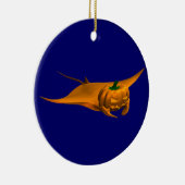 Halloween Manta Ray Keramik Ornament (Rechts)