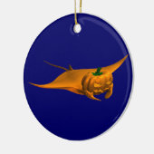 Halloween Manta Ray Keramik Ornament (Links)