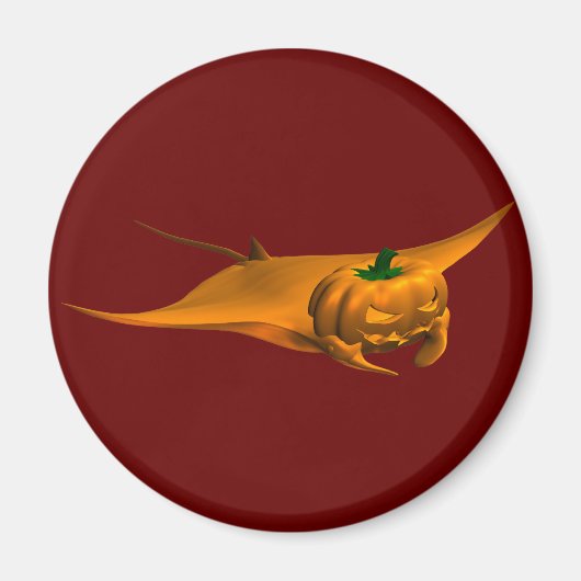 Halloween Manta Ray Magnet (Vorne)