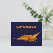 Halloween Manta Ray Postkarte (Stehend Vorderseite)