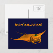 Halloween Manta Ray Postkarte (Vorne/Hinten)