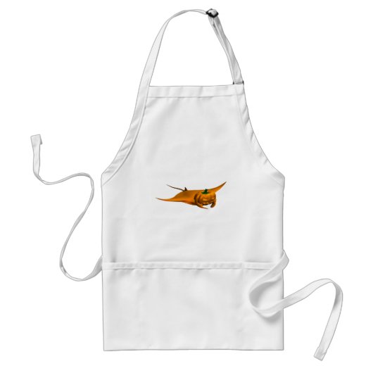 Halloween Manta Ray Schürze (Vorne)
