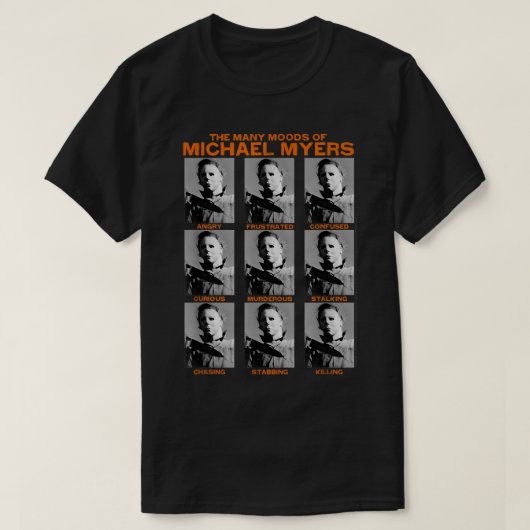 Halloween Many Moods von Michael Myers T-Shirt (Design vorne)