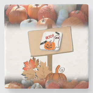 Halloween Marble Stone Untersetzer