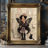 Halloween Märchen und Katzen im Toilettendekoupage Seidenpapier