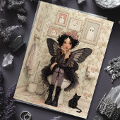 Halloween Märchen und Katzen im Toilettendekoupage Seidenpapier