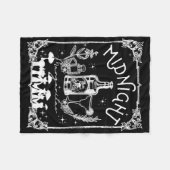 Halloween, Margaritas Prachtmagisches T-Shirt Fleecedecke (Vorderseite (Horizontal))