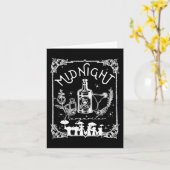 Halloween, Margaritas Prachtmagisches T-Shirt Karte (Gelbe Blume)