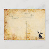 Halloween Marie Antoinette Sociere Diabolique Postkarte (Rückseite)