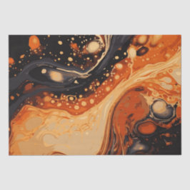 Halloween Marmor Wasserfarbe Swirl 2 Seidenpapier